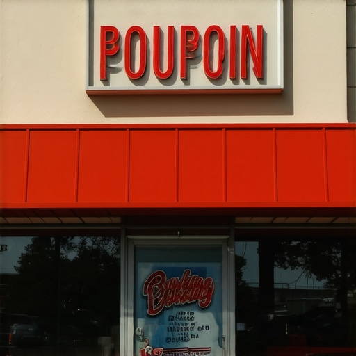 Houston Business Storefront A vibrant Houston storefront with clear signage and welcoming entrance.