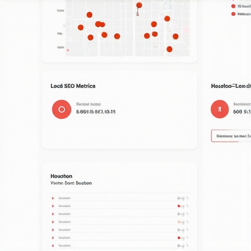BrightLocal dashboard displaying SEO metrics for Houston local businesses.