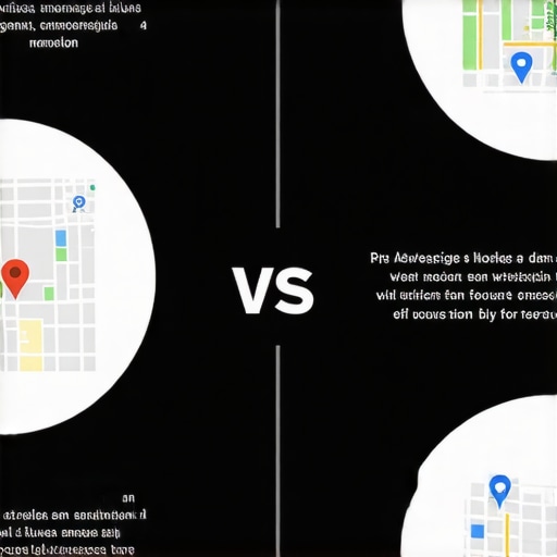 Infographic illustrating common myths and effective tactics for Google Maps optimization in Houston.