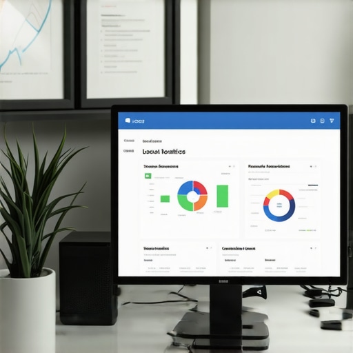Person analyzing SEO data and managing citations on a computer screen