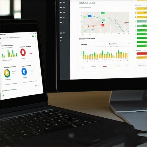 SEO Tools for Long-Term Maps Success Close-up of computer screen displaying SEO analytics and tools