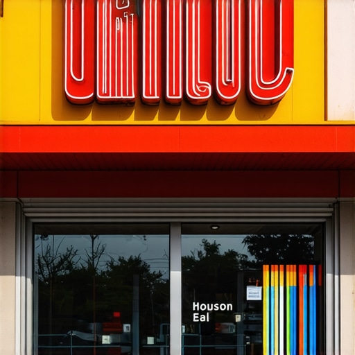 Optimized Houston business storefront with local branding