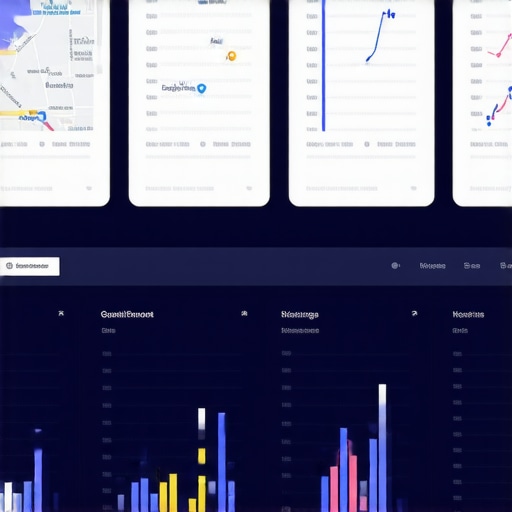 Houston local maps analytics dashboard showing rising rankings.